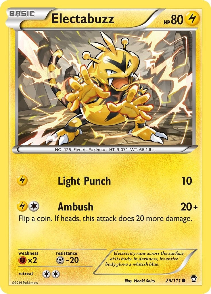 Image for Electabuzz (29/111) (XY - Furious Fists) (FFI) - Pokemon