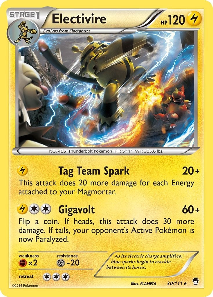 Image for Electivire (30/111) (XY - Furious Fists) (FFI) - Pokemon