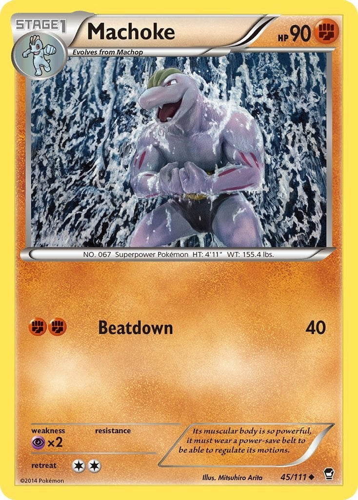 Image for Machoke (45/111) (XY - Furious Fists) (FFI) - Pokemon