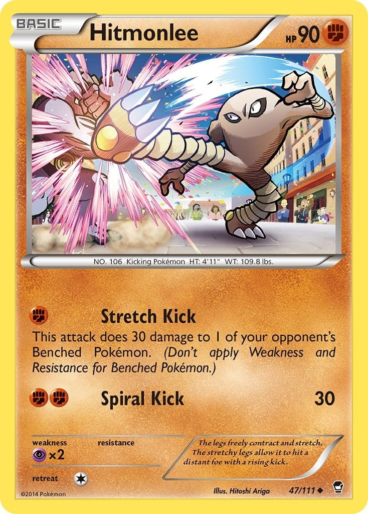 Image for Hitmonlee (47/111) (XY - Furious Fists) (FFI) - Pokemon