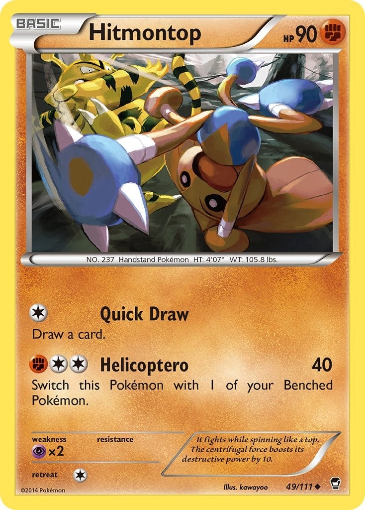 Image for Hitmontop (49/111) (XY - Furious Fists) (FFI) - Pokemon