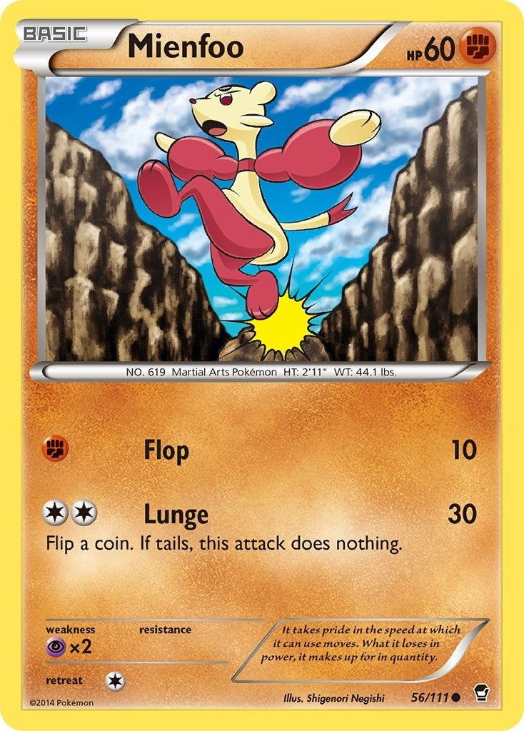 Image for Mienfoo (56/111) (XY - Furious Fists) (FFI) - Pokemon