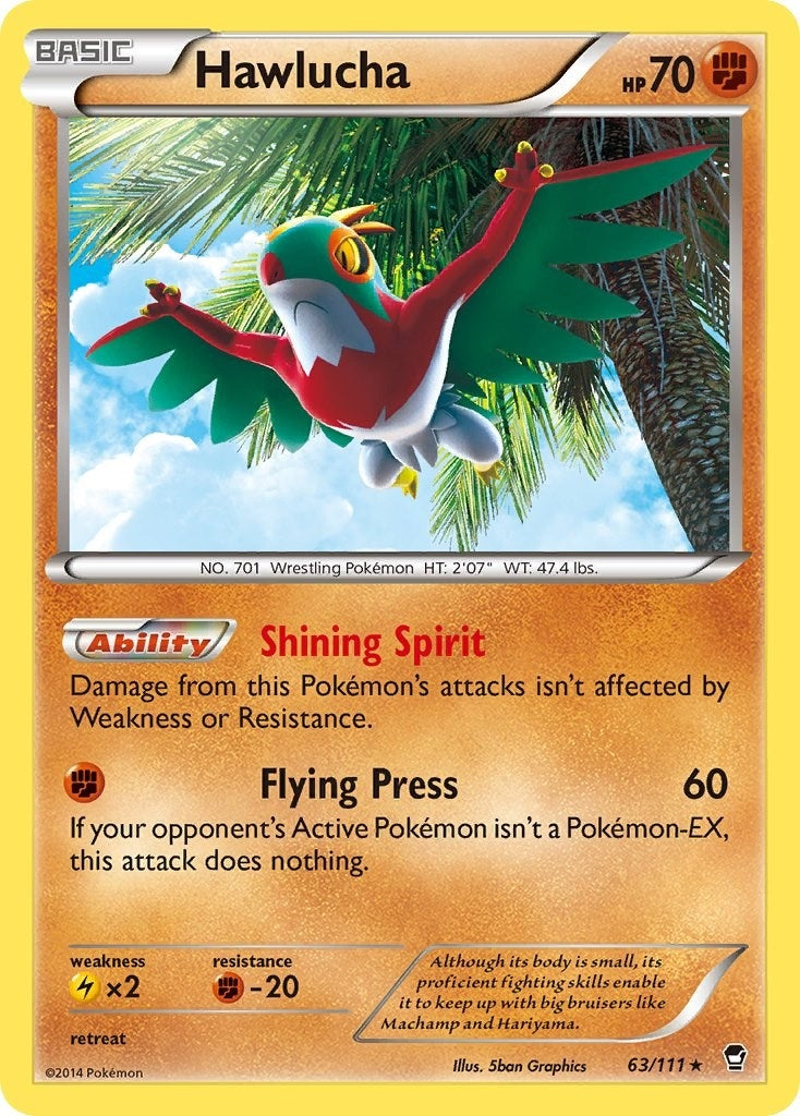 Image for Hawlucha (63/111) (XY - Furious Fists) (FFI) - Pokemon