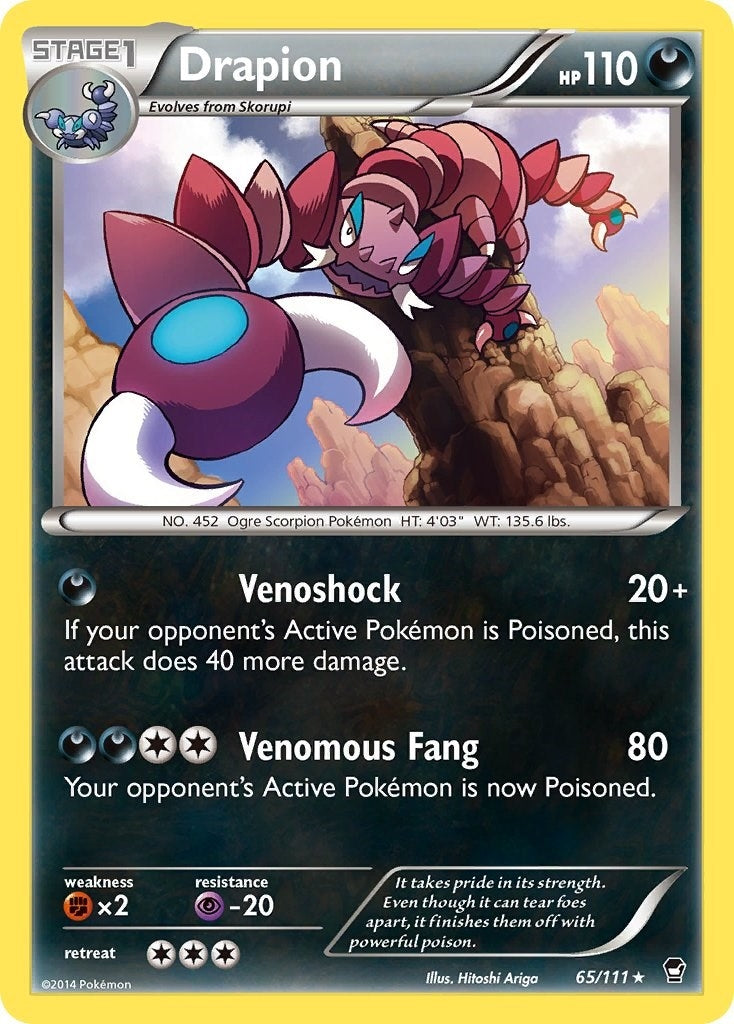 Image for Drapion (65/111) (XY - Furious Fists) (FFI) - Pokemon