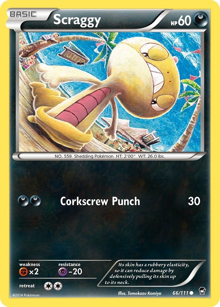 Image for Scraggy (66/111) (XY - Furious Fists) (FFI) - Pokemon