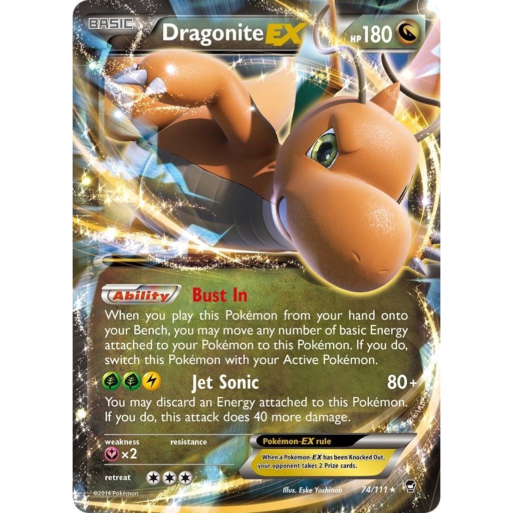 Image for Dragonite EX (74/111) (XY - Furious Fists) - Pokemon