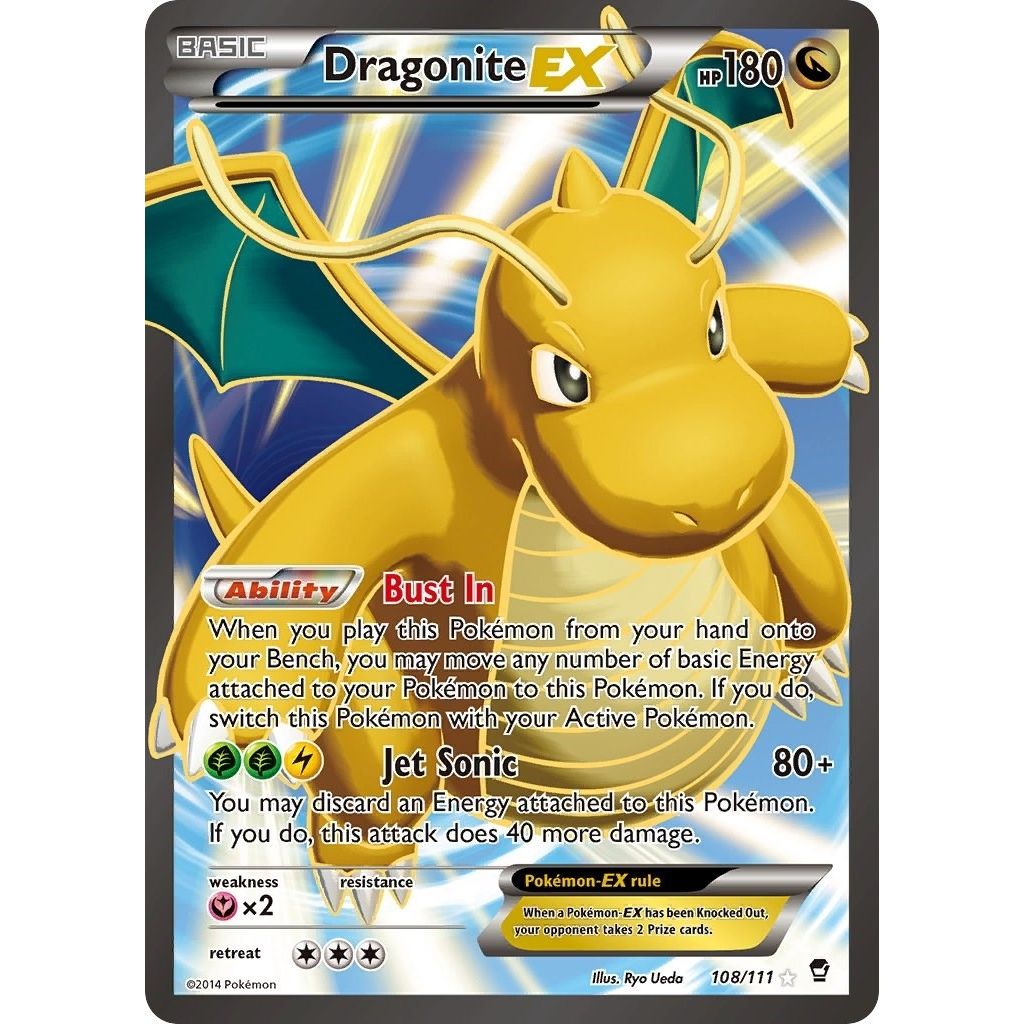 Image for Dragonite EX (108 Full Art) (108/111) (XY - Furious Fists) - Pokemon