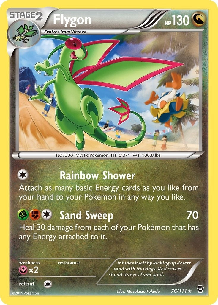 Image for Flygon (76/111) (XY - Furious Fists) (FFI) - Pokemon