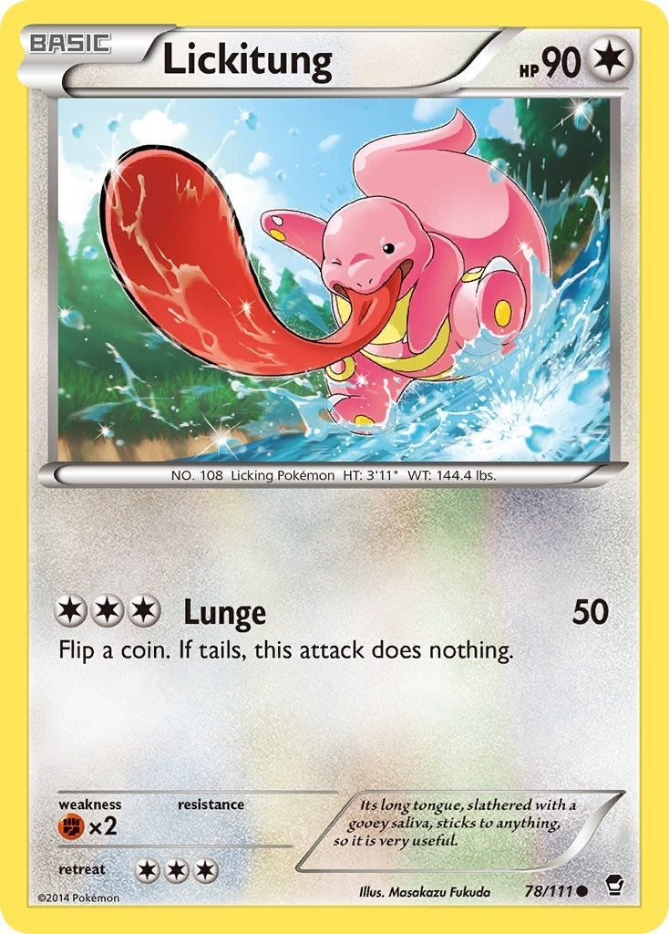 Image for Lickitung (78/111) (XY - Furious Fists) (FFI) - Pokemon