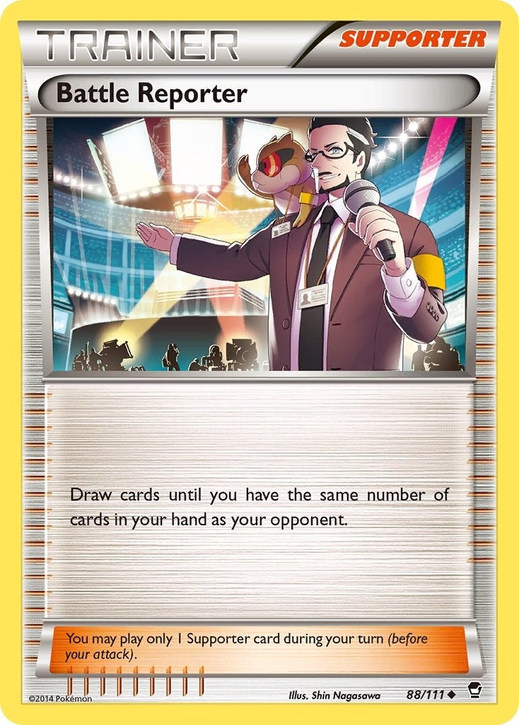 Image for Battle Reporter (88/111) (XY - Furious Fists) (FFI) - Pokemon