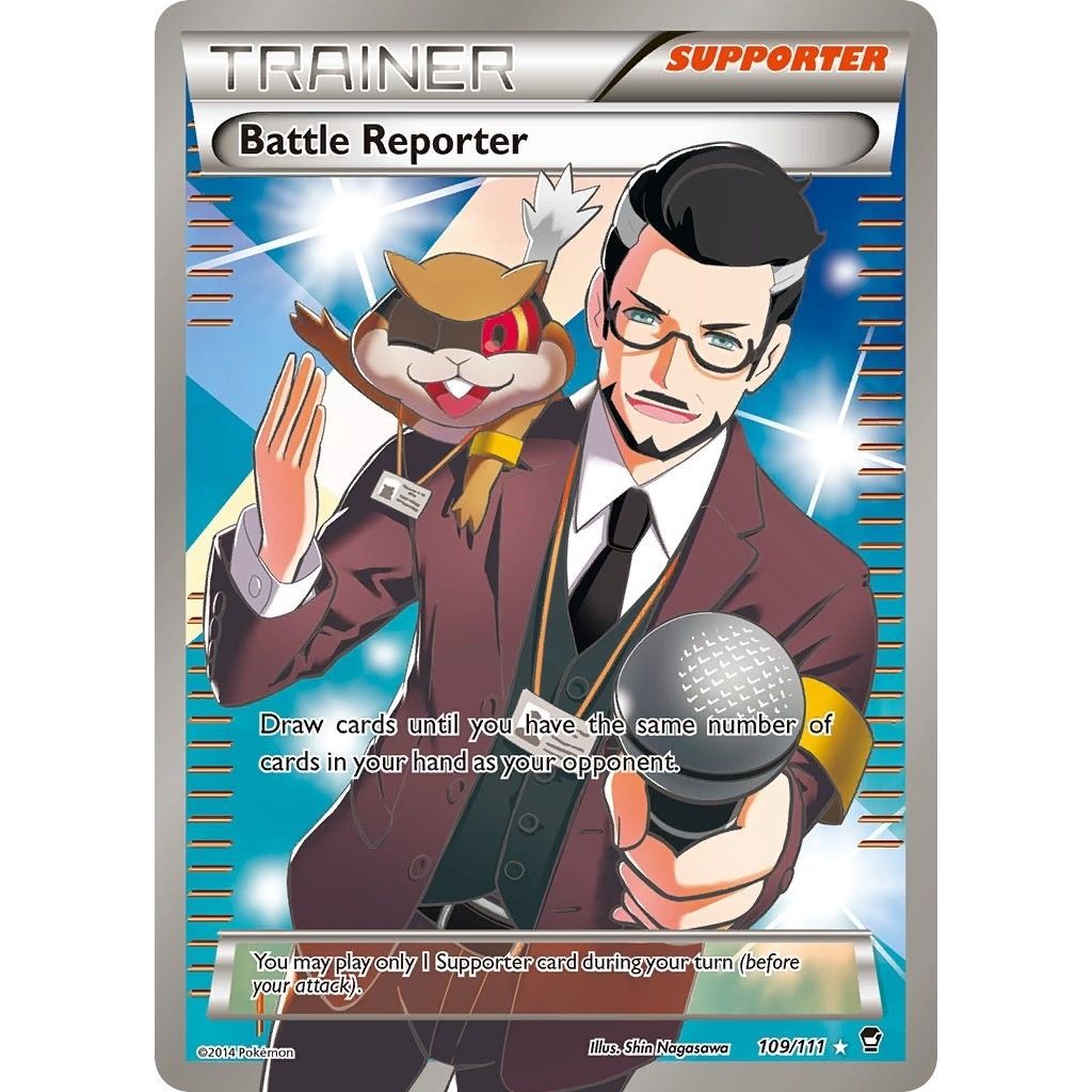 Image for Battle Reporter (109 Full Art) (109/111) (XY - Furious Fists) - Pokemon