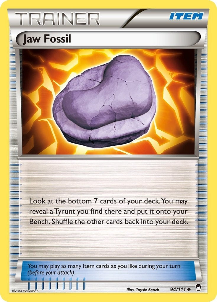 Image for Jaw Fossil (94/111) (XY - Furious Fists) (FFI) - Pokemon