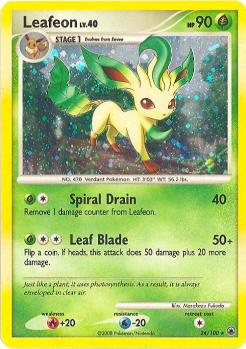 Image for Leafeon - 24/100 (DP Majestic Dawn) (024/100) (Deck Exclusives) (PR) - Pokemon