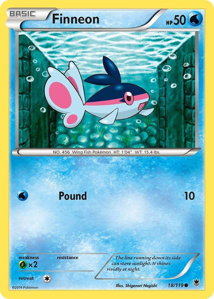 Image for Finneon (18/119) (XY - Phantom Forces) (PHF) - Pokemon