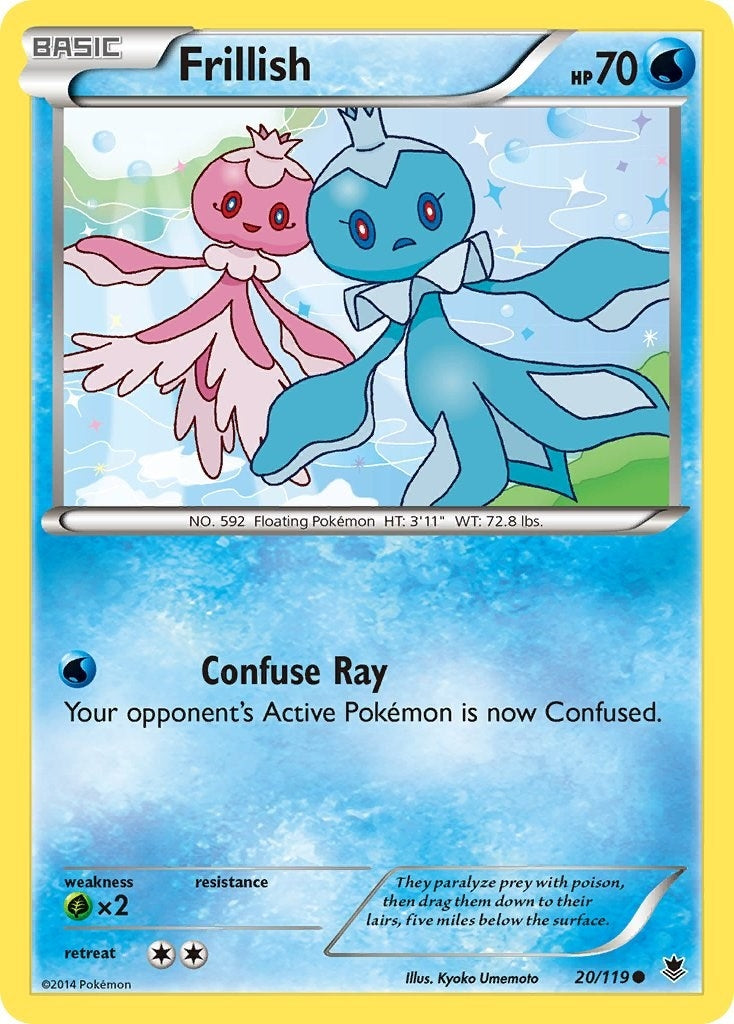 Image for Frillish (20/119) (XY - Phantom Forces) (PHF) - Pokemon