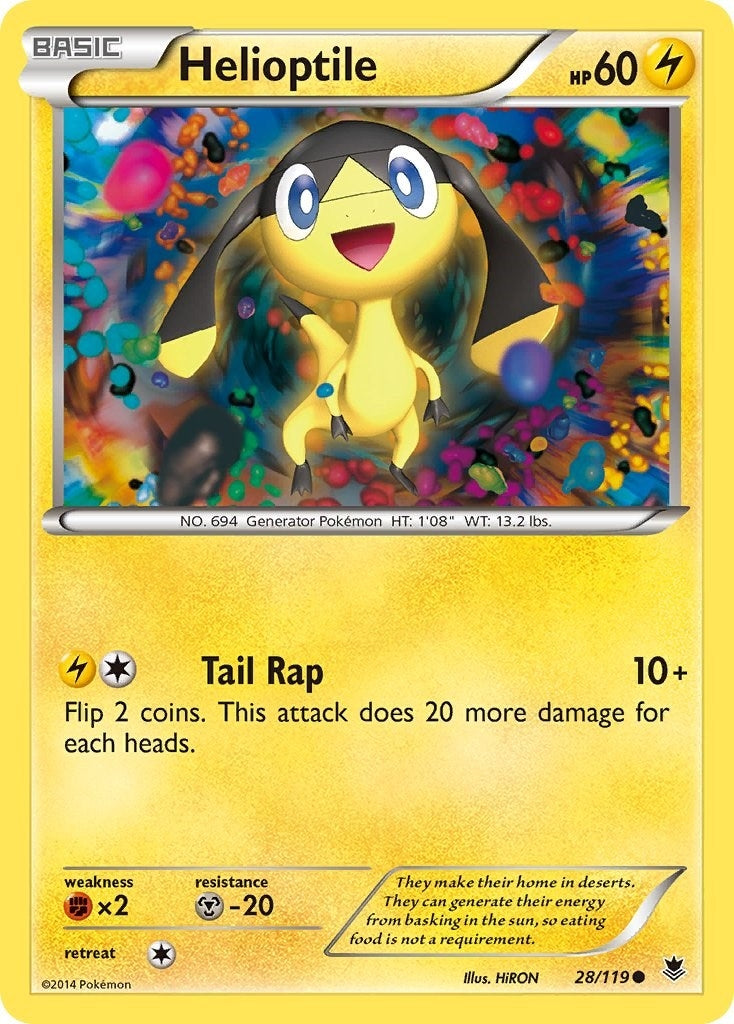 Image for Helioptile (28) (28/119) (XY - Phantom Forces) (PHF) - Pokemon
