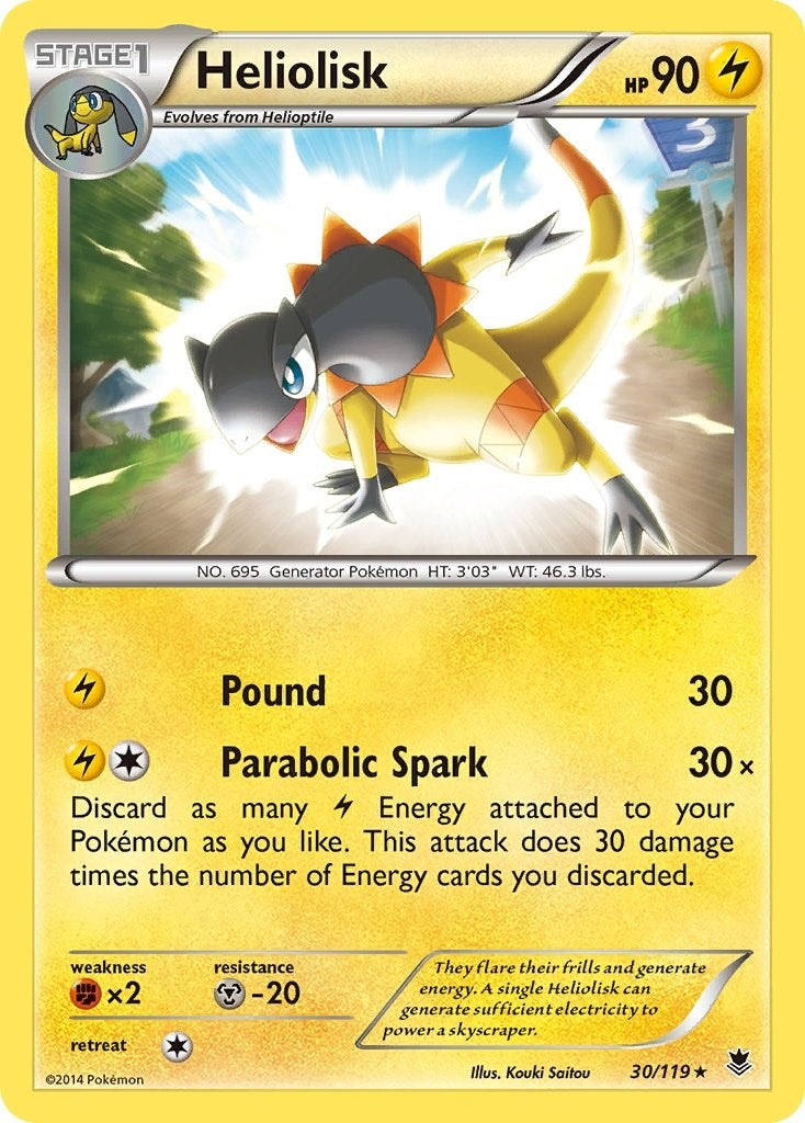 Image for Heliolisk (30/119) (XY - Phantom Forces) (PHF) - Pokemon