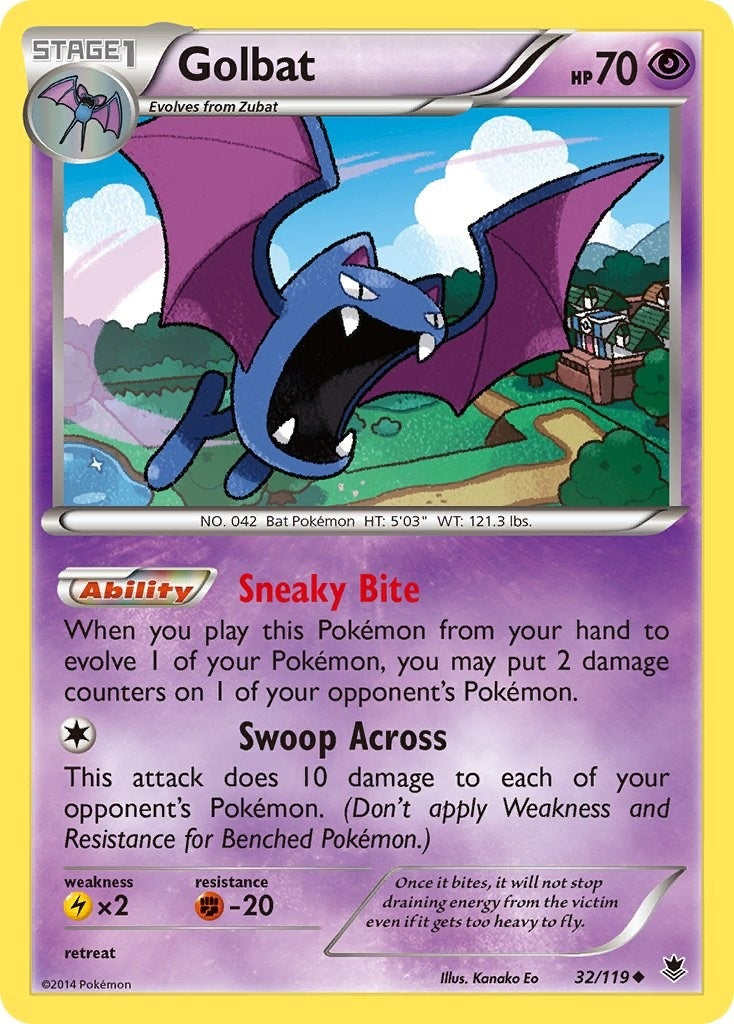Image for Golbat (32/119) (XY - Phantom Forces) (PHF) - Pokemon