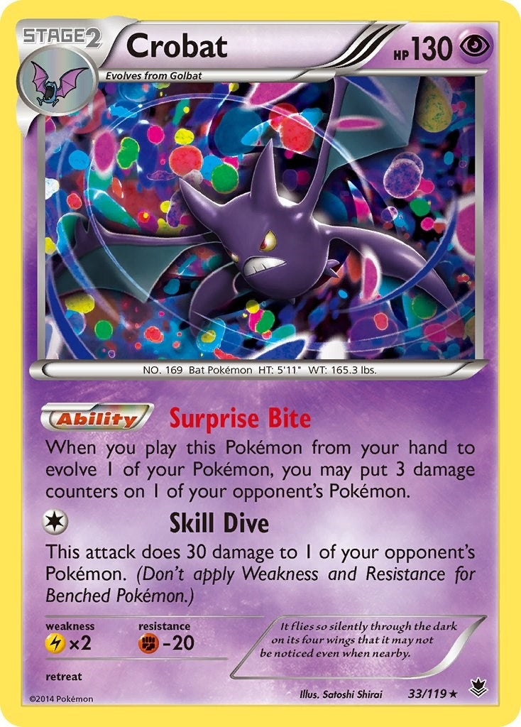 Image for Crobat (33/119) (XY - Phantom Forces) (PHF) - Pokemon