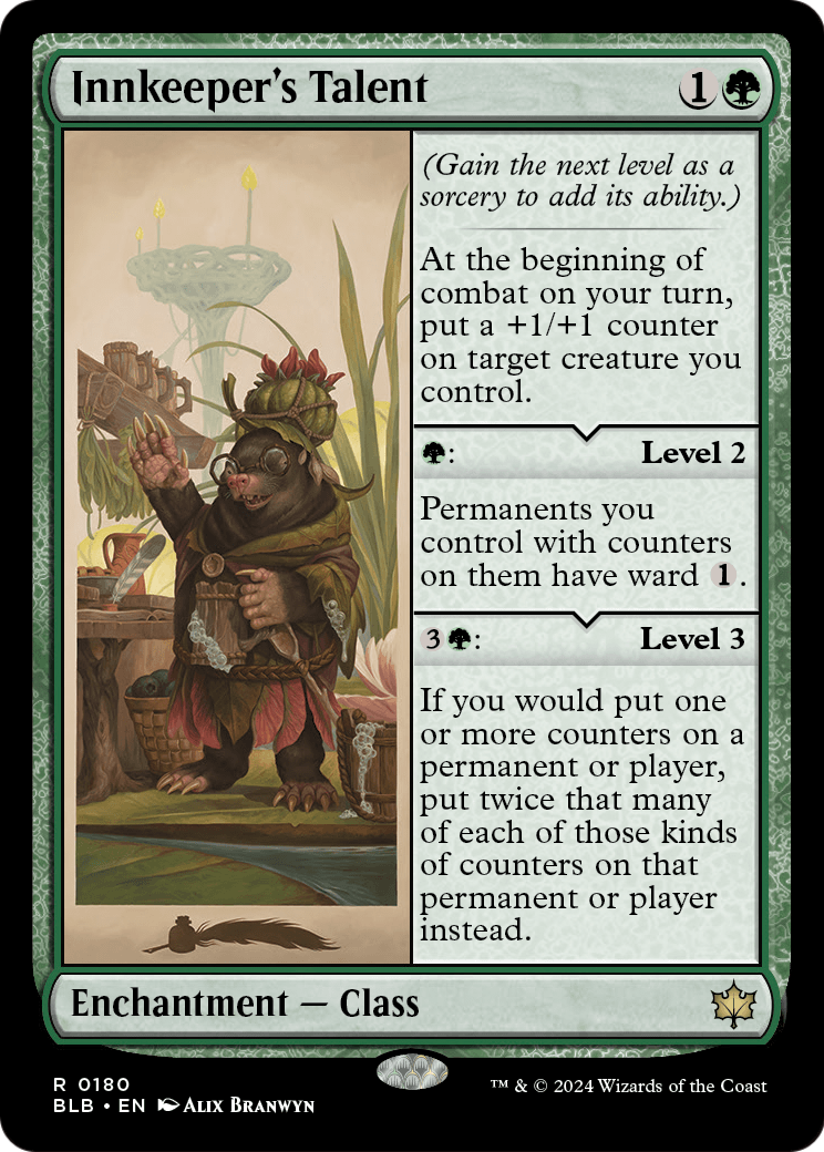 Innkeeper's Talent (BLB-180) [Bloomburrow] Foil