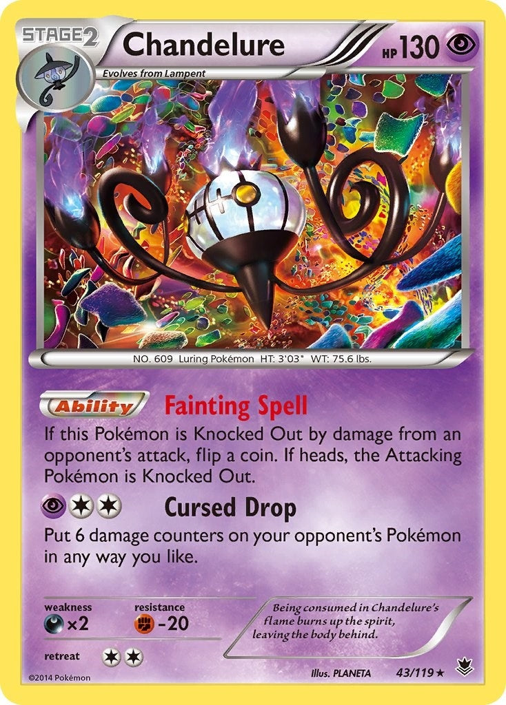 Image for Chandelure (43/119) (XY - Phantom Forces) (PHF) - Pokemon