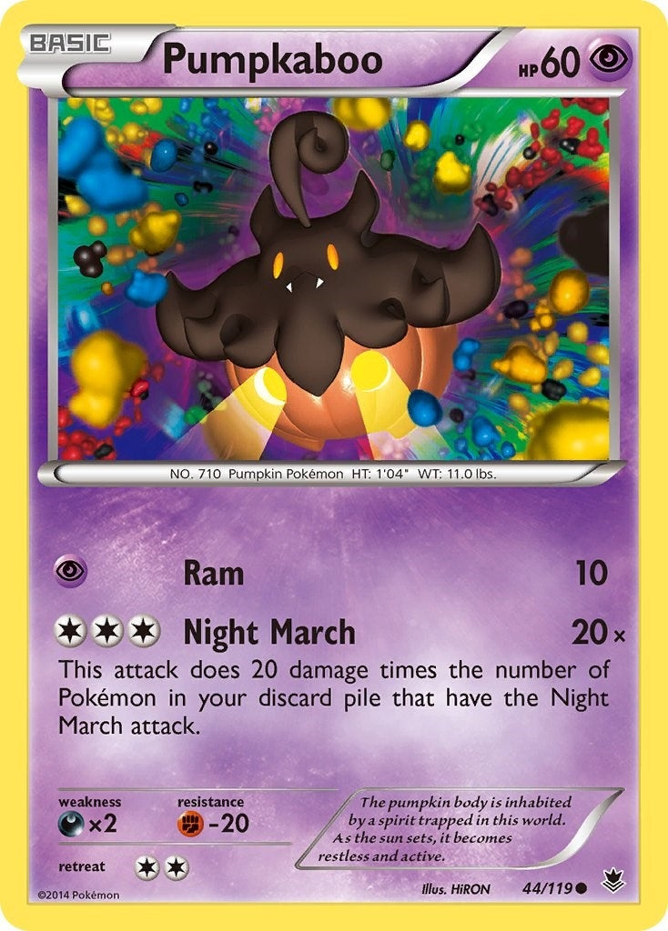 Image for Pumpkaboo (44/119) (XY - Phantom Forces) (PHF) - Pokemon