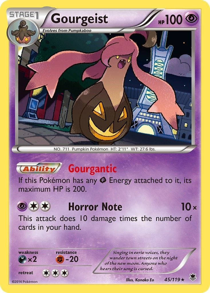 Image for Gourgeist (45/119) (XY - Phantom Forces) (PHF) - Pokemon
