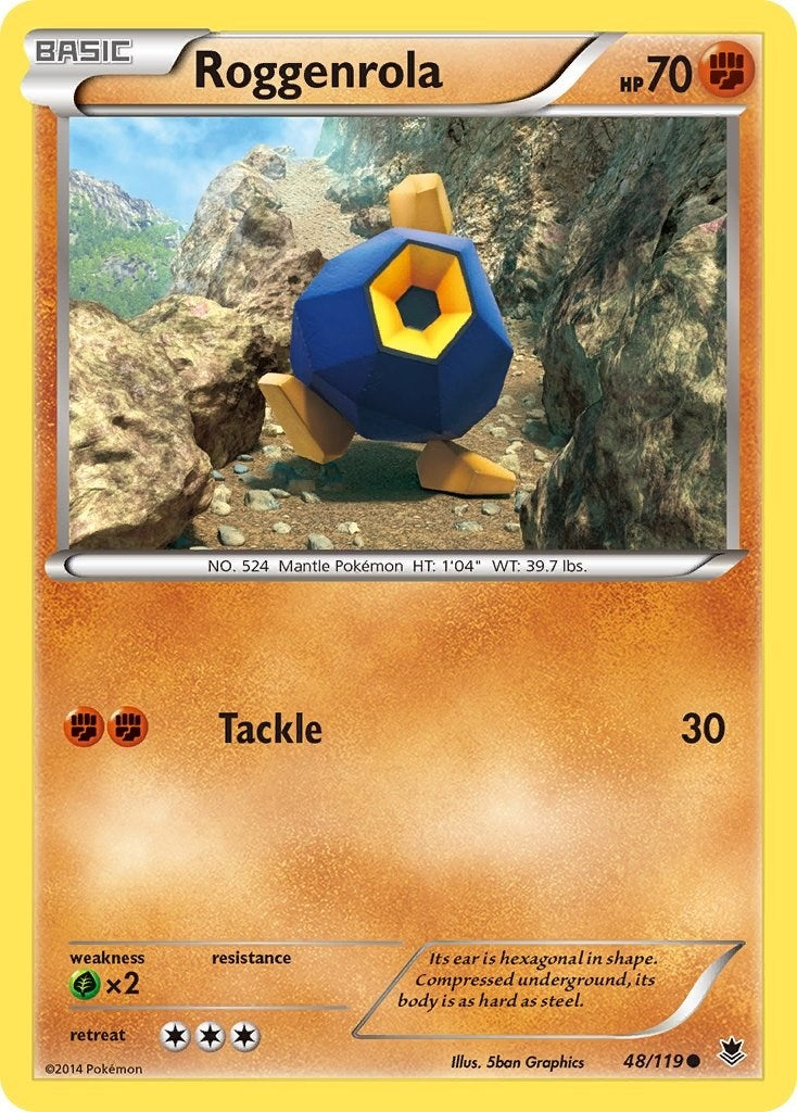 Image for Roggenrola (48/119) (XY - Phantom Forces) (PHF) - Pokemon