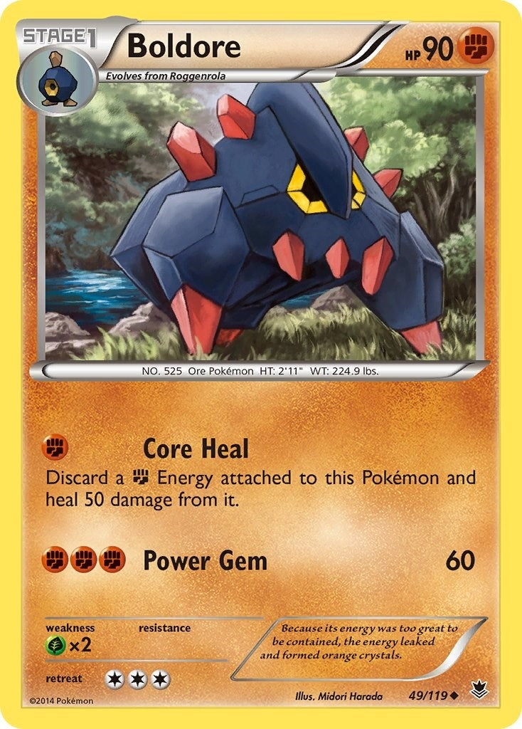 Image for Boldore (49/119) (XY - Phantom Forces) (PHF) - Pokemon