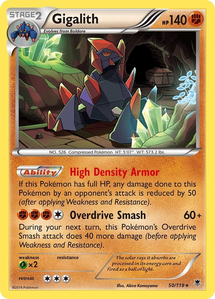 Image for Gigalith (50/119) (XY - Phantom Forces) (PHF) - Pokemon
