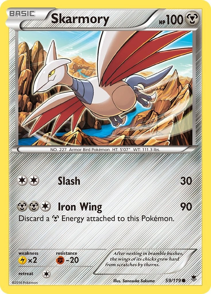 Image for Skarmory (59/119) (XY - Phantom Forces) (PHF) - Pokemon