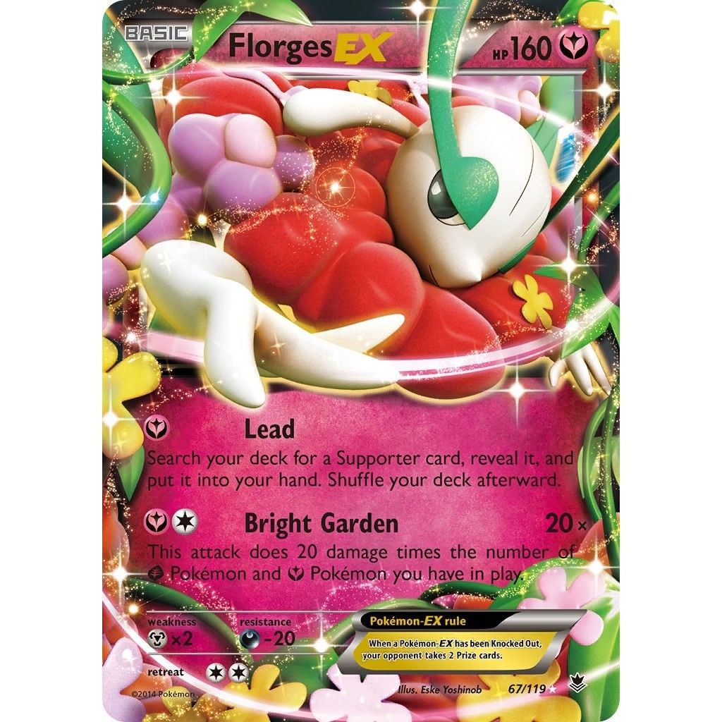 Image for Florges EX (67/119) (XY - Phantom Forces) - Pokemon