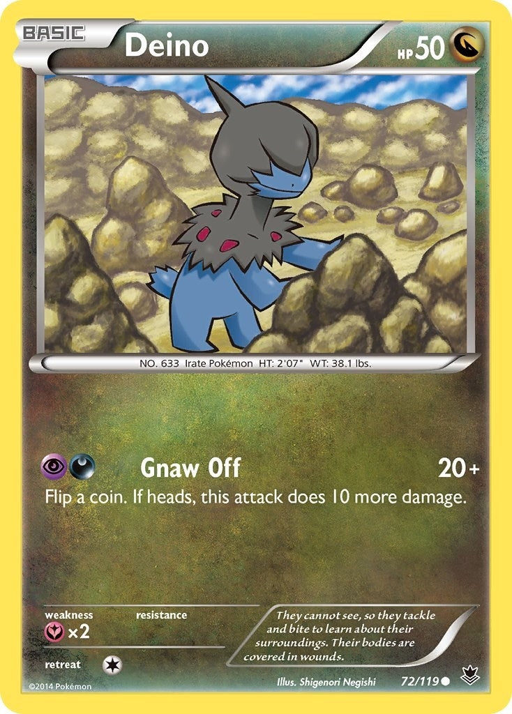 Image for Deino (72/119) (XY - Phantom Forces) (PHF) - Pokemon