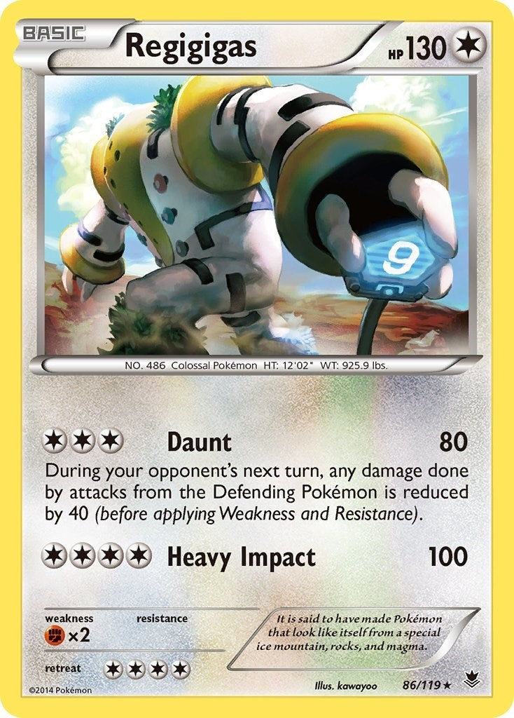 Image for Regigigas (86/119) (XY - Phantom Forces) (PHF) - Pokemon