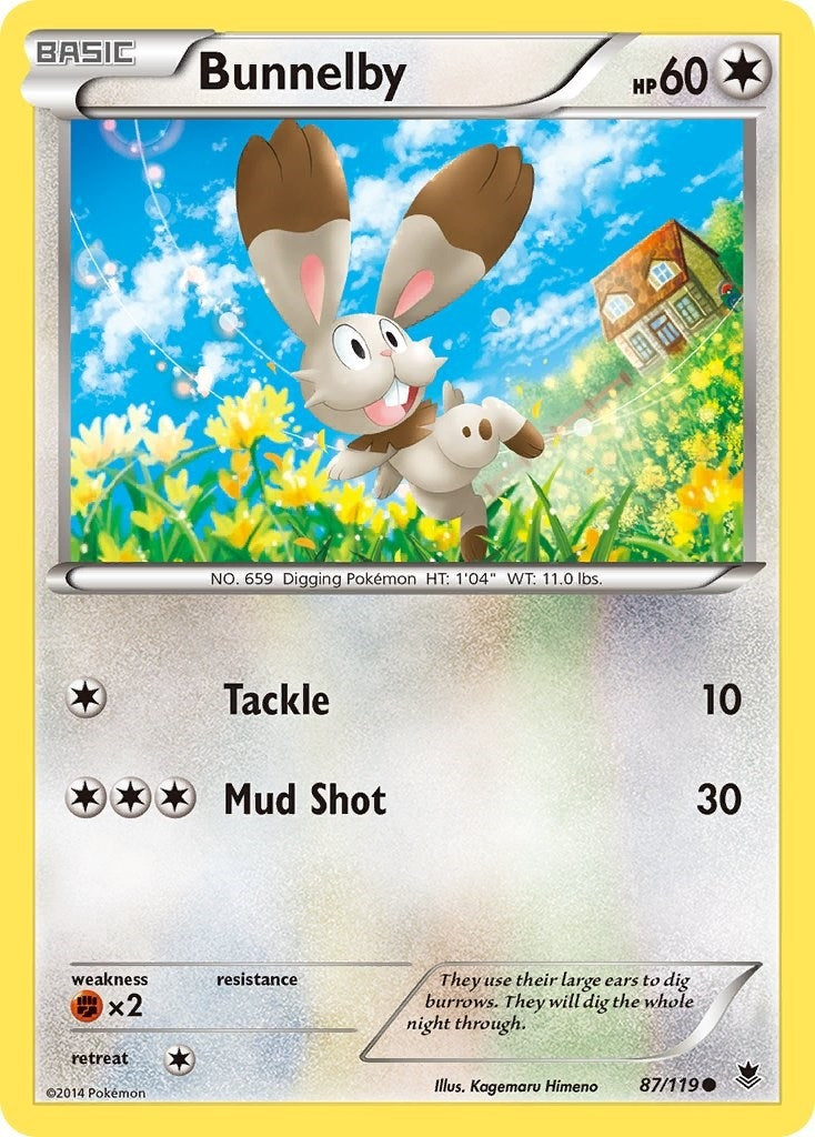 Image for Bunnelby (87/119) (XY - Phantom Forces) (PHF) - Pokemon