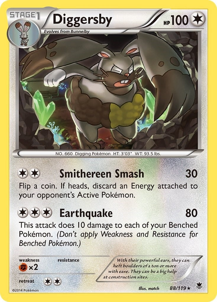 Image for Diggersby (88/119) (XY - Phantom Forces) (PHF) - Pokemon
