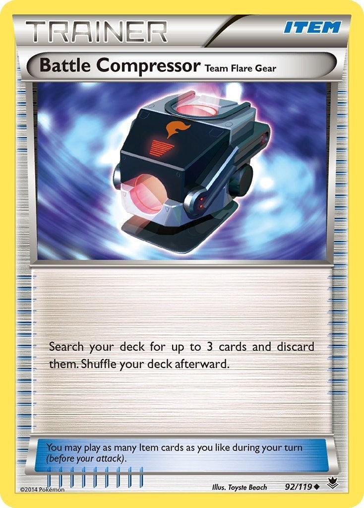 Image for Battle Compressor (92/119) (XY - Phantom Forces) (PHF) - Pokemon
