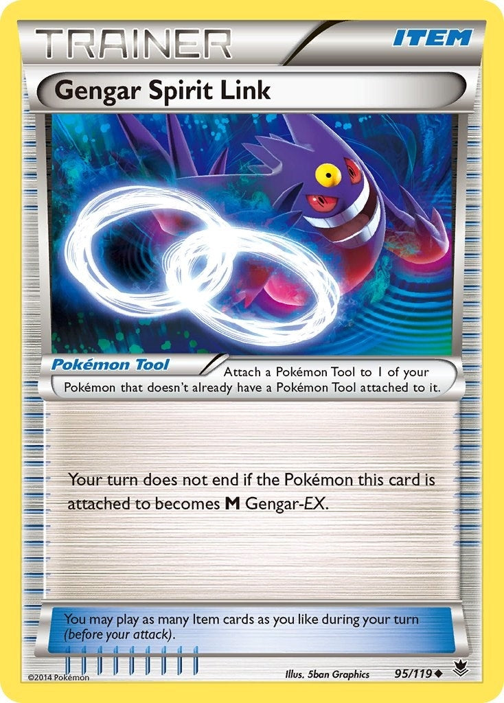 Image for Gengar Spirit Link (95/119) (XY - Phantom Forces) (PHF) - Pokemon