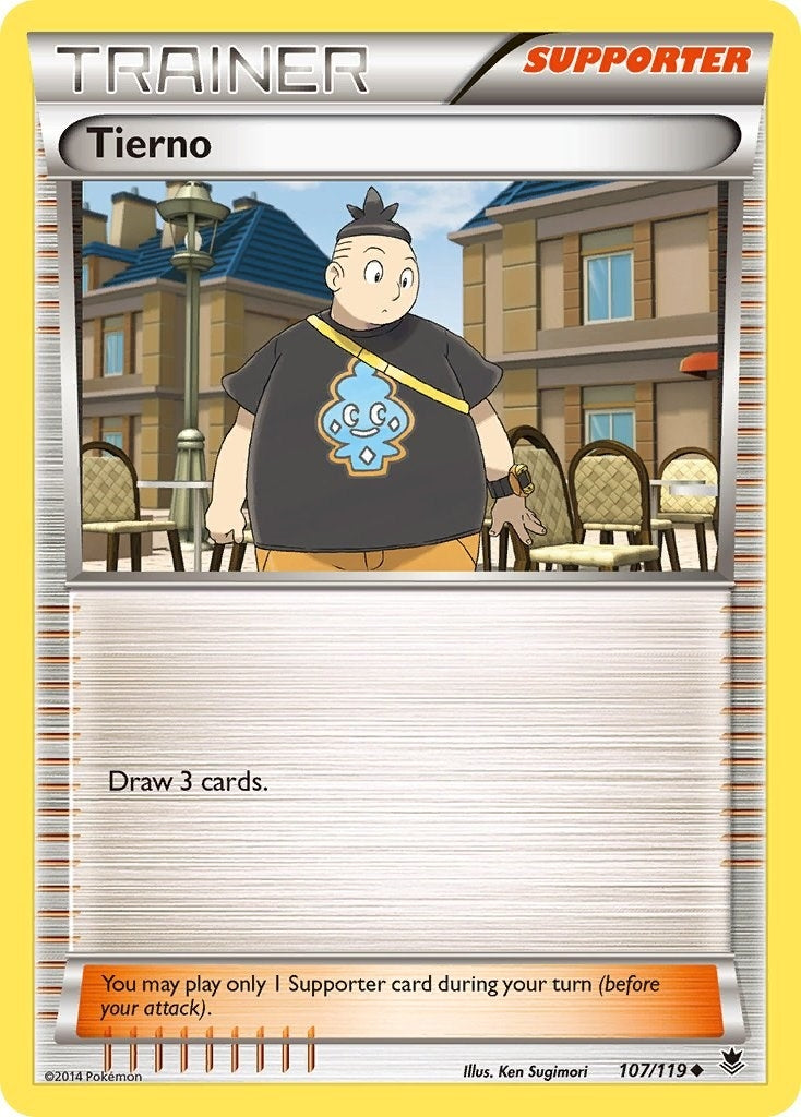 Image for Tierno (107/119) (XY - Phantom Forces) (PHF) - Pokemon