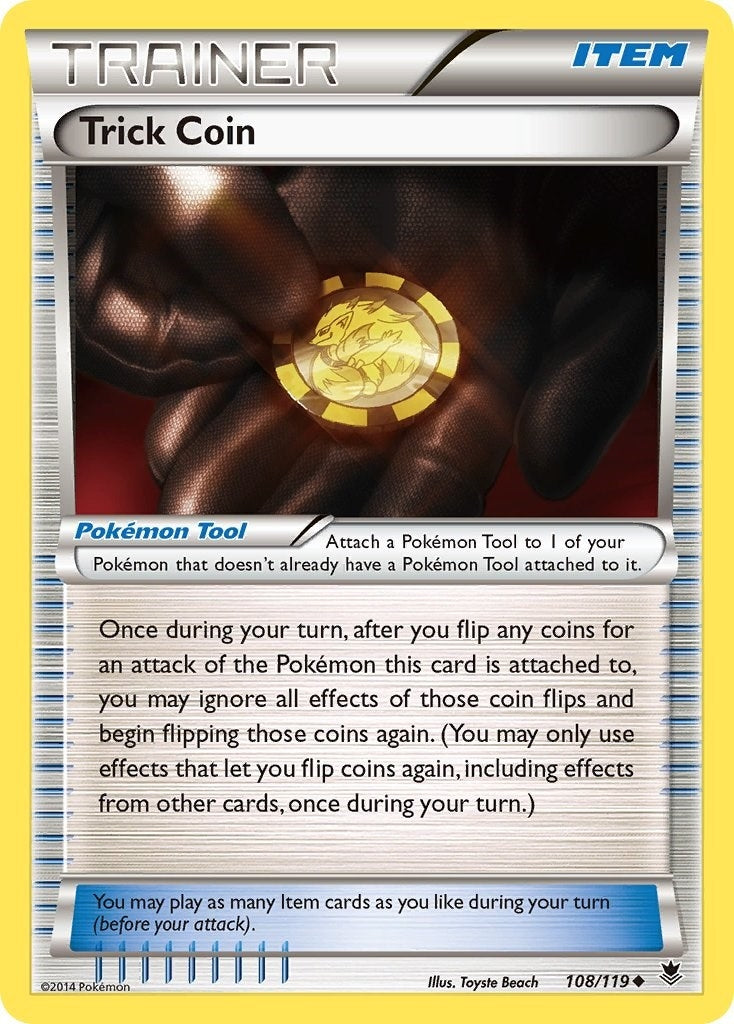 Image for Trick Coin (108/119) (XY - Phantom Forces) (PHF) - Pokemon