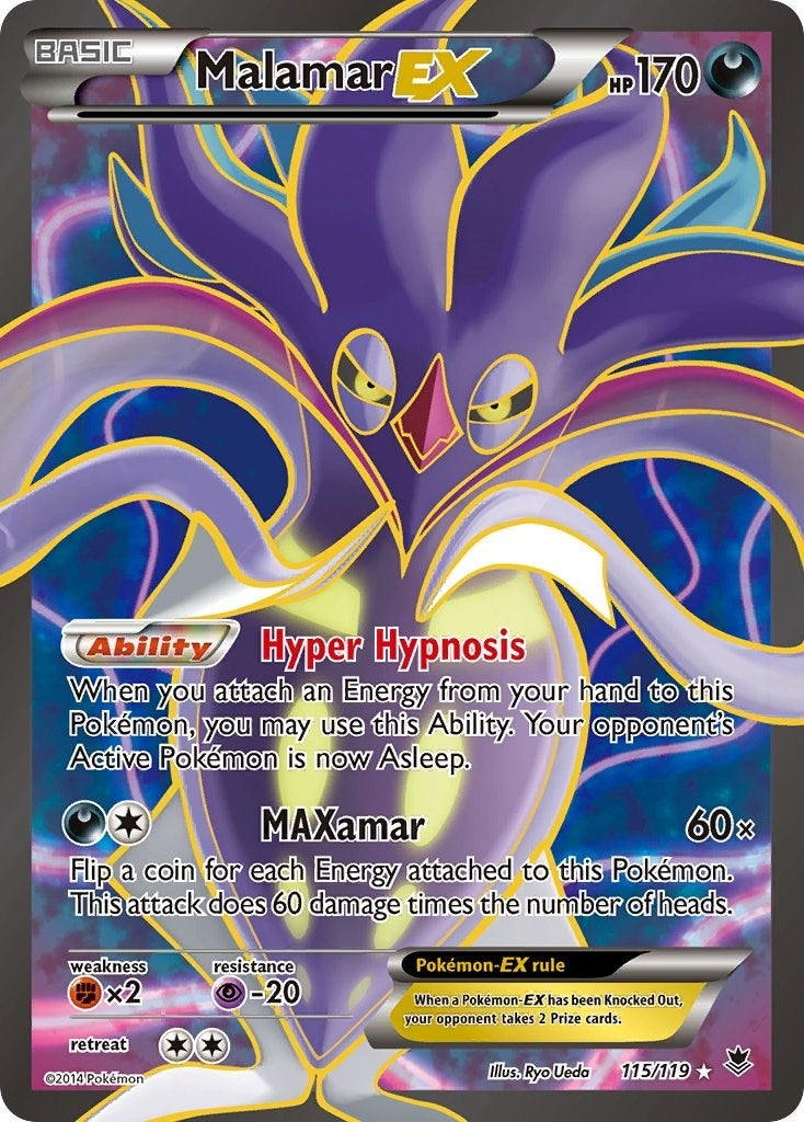 Image for Malamar EX (115 Full Art) (115/119) (XY - Phantom Forces) (PHF) - Pokemon