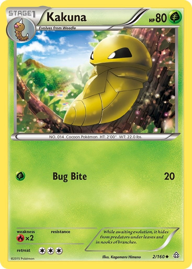 Image for Kakuna (2/160) (XY - Primal Clash) (PRC) - Pokemon