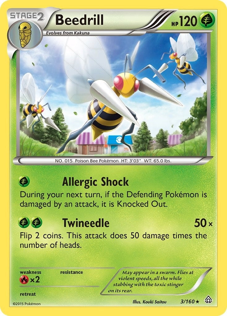Image for Beedrill (3/160) (XY - Primal Clash) (PRC) - Pokemon