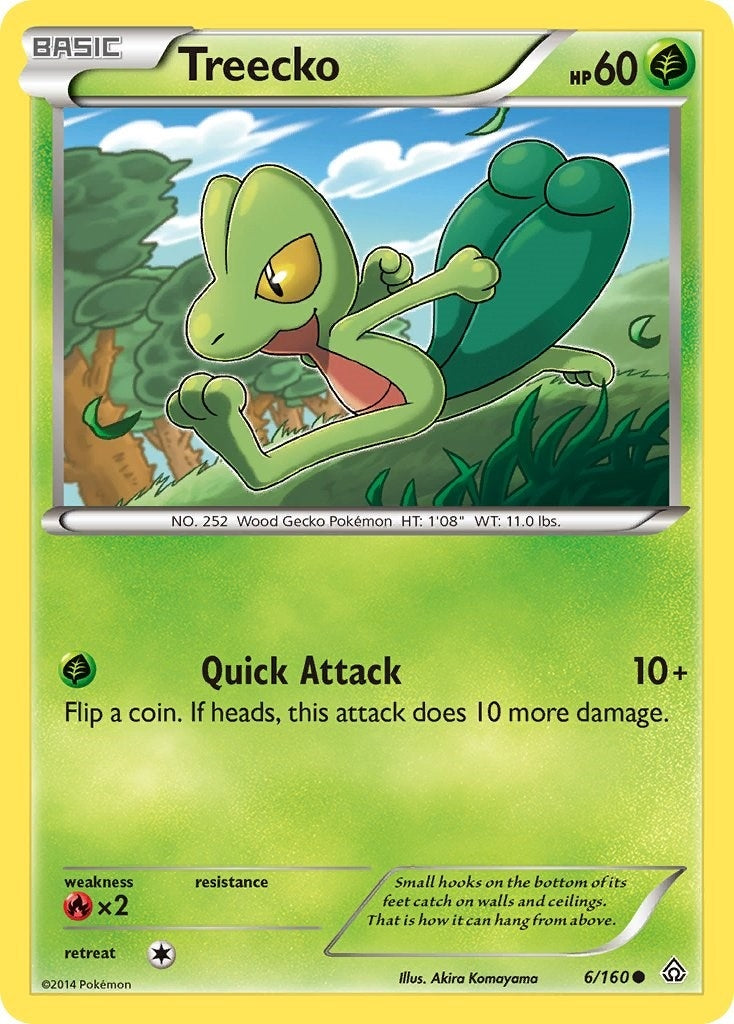 Image for Treecko (6/160) (XY - Primal Clash) (PRC) - Pokemon