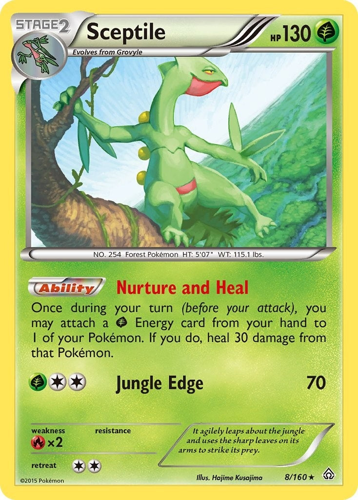 Image for Sceptile (8/160) (XY - Primal Clash) (PRC) - Pokemon