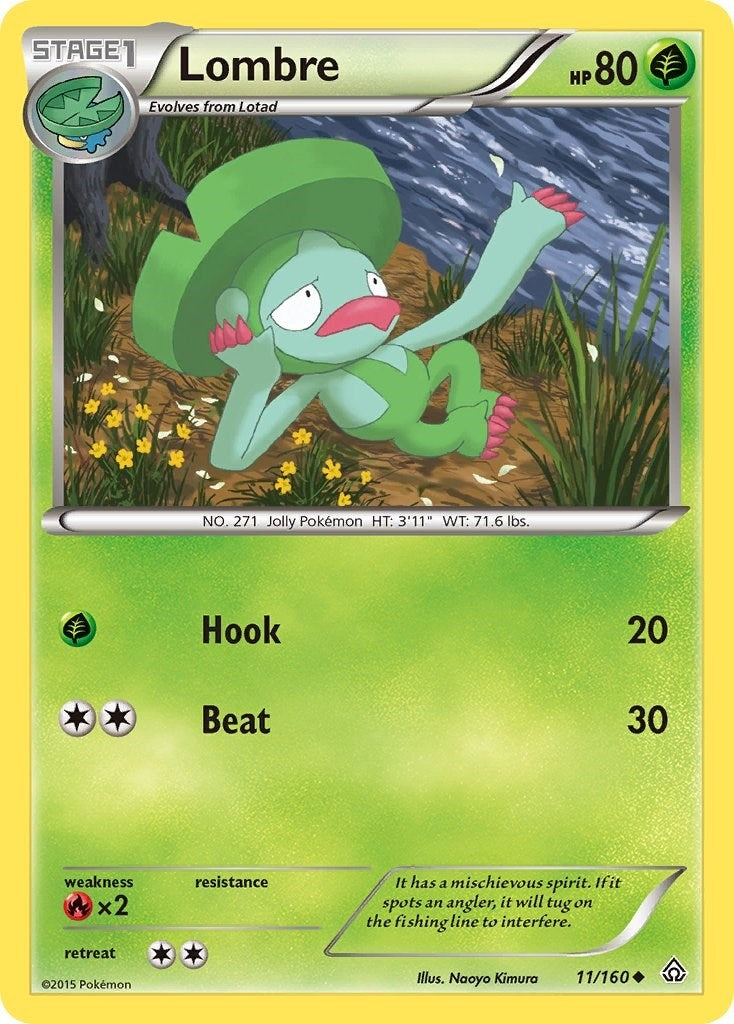 Image for Lombre (11/160) (XY - Primal Clash) (PRC) - Pokemon