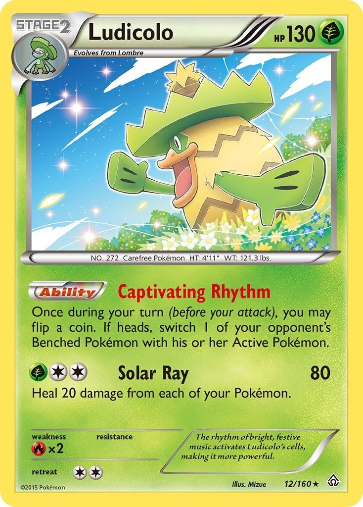 Image for Ludicolo (12/160) (XY - Primal Clash) (PRC) - Pokemon