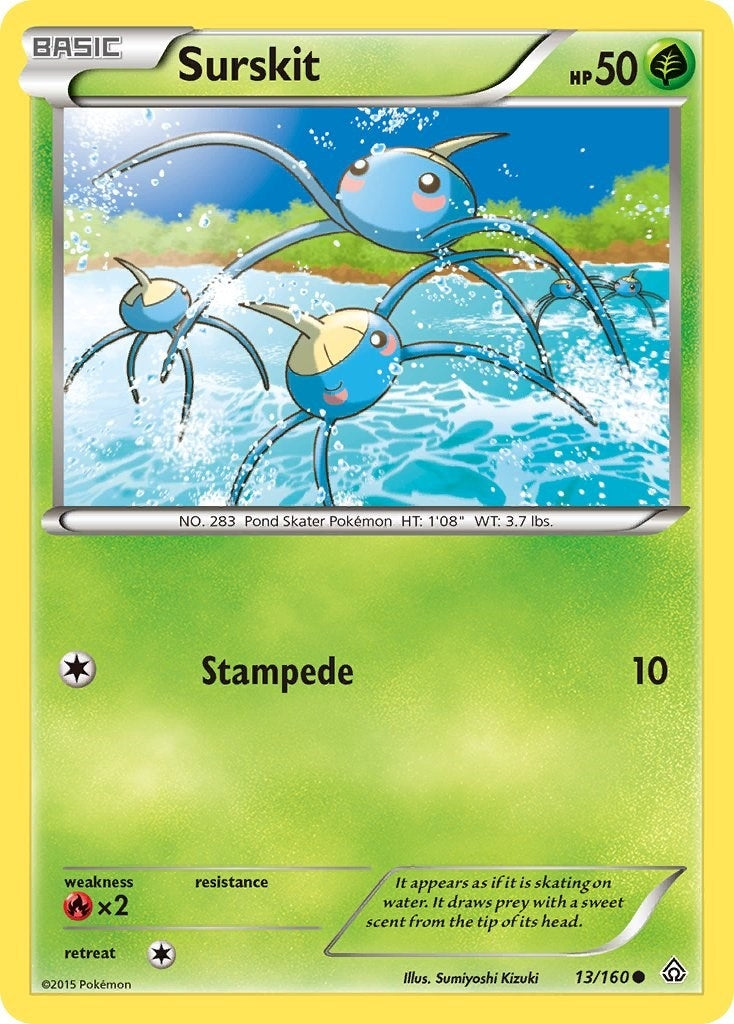 Image for Surskit (13/160) (XY - Primal Clash) (PRC) - Pokemon