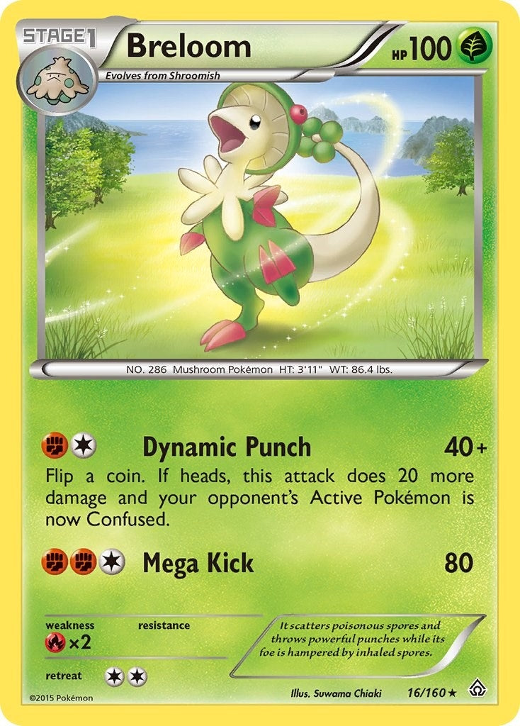 Image for Breloom (16/160) (XY - Primal Clash) (PRC) - Pokemon