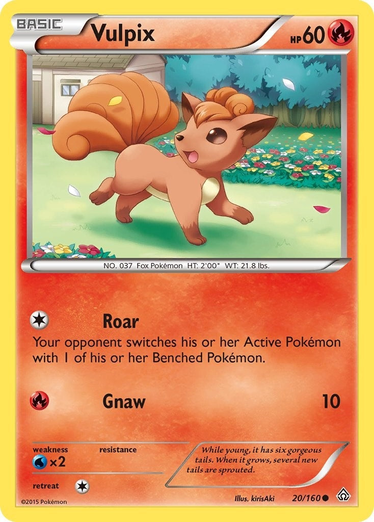Image for Vulpix (20/160) (XY - Primal Clash) (PRC) - Pokemon